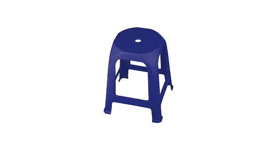 HA01四角來福椅-藍色