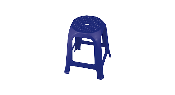 HA01-1藤紋四角旺財椅-藍色